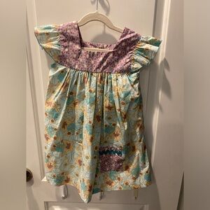 Sweet Petunia floral dress size 5T
